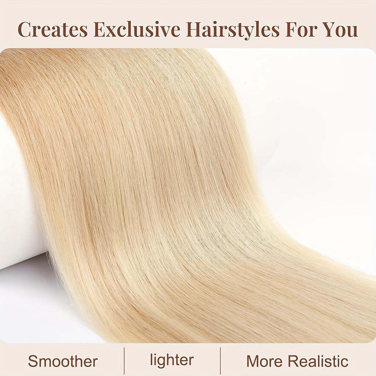 36 Inch Long Synthetic Hair Straight Drawstring Ponytail - Natural Soft Clip for All Hair Types - Fake Ponytails for Women
