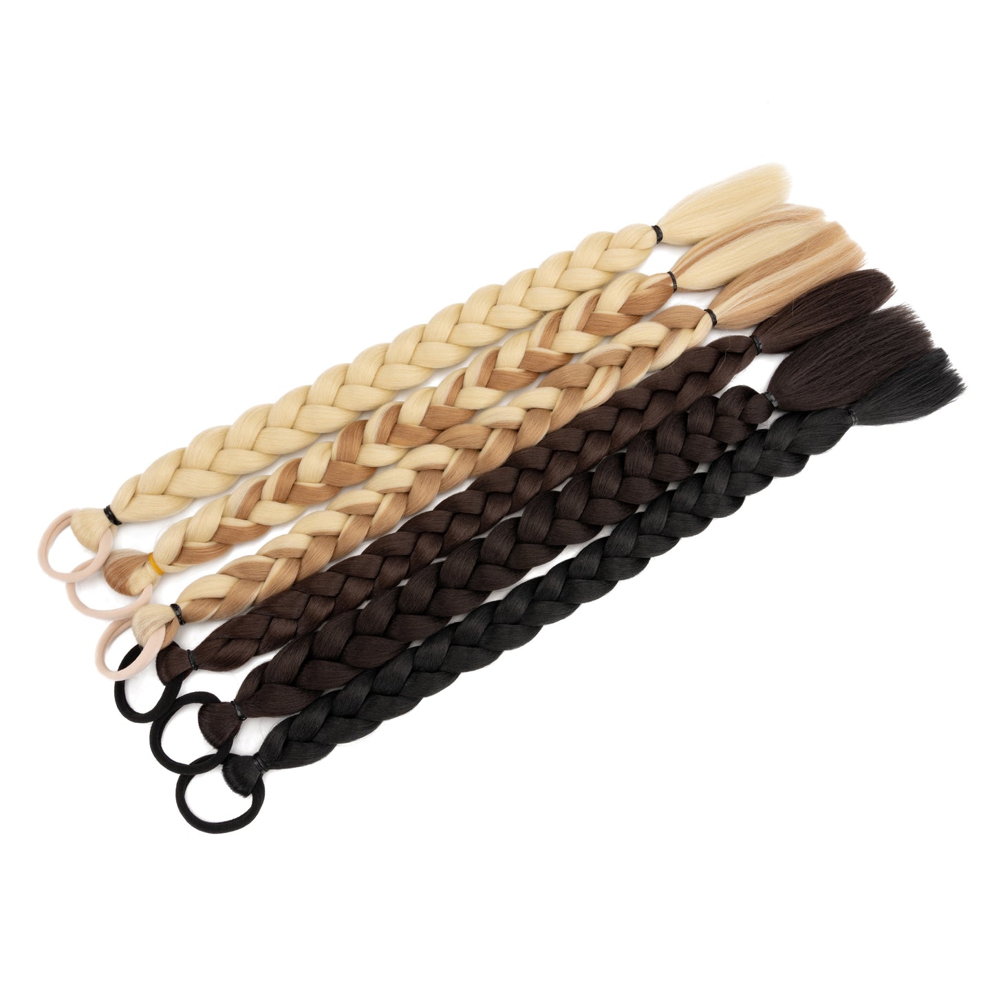 BENEHAIR Long Braid Ponytail Extension With Hair Tie Straight Soft Synthetic Hair Pieces Hair Extensions Braid Pony Tail Fluffy Natural Soft Synthetic Hairpieces For Women Daily Wear, 60.96 cm 1Pcs