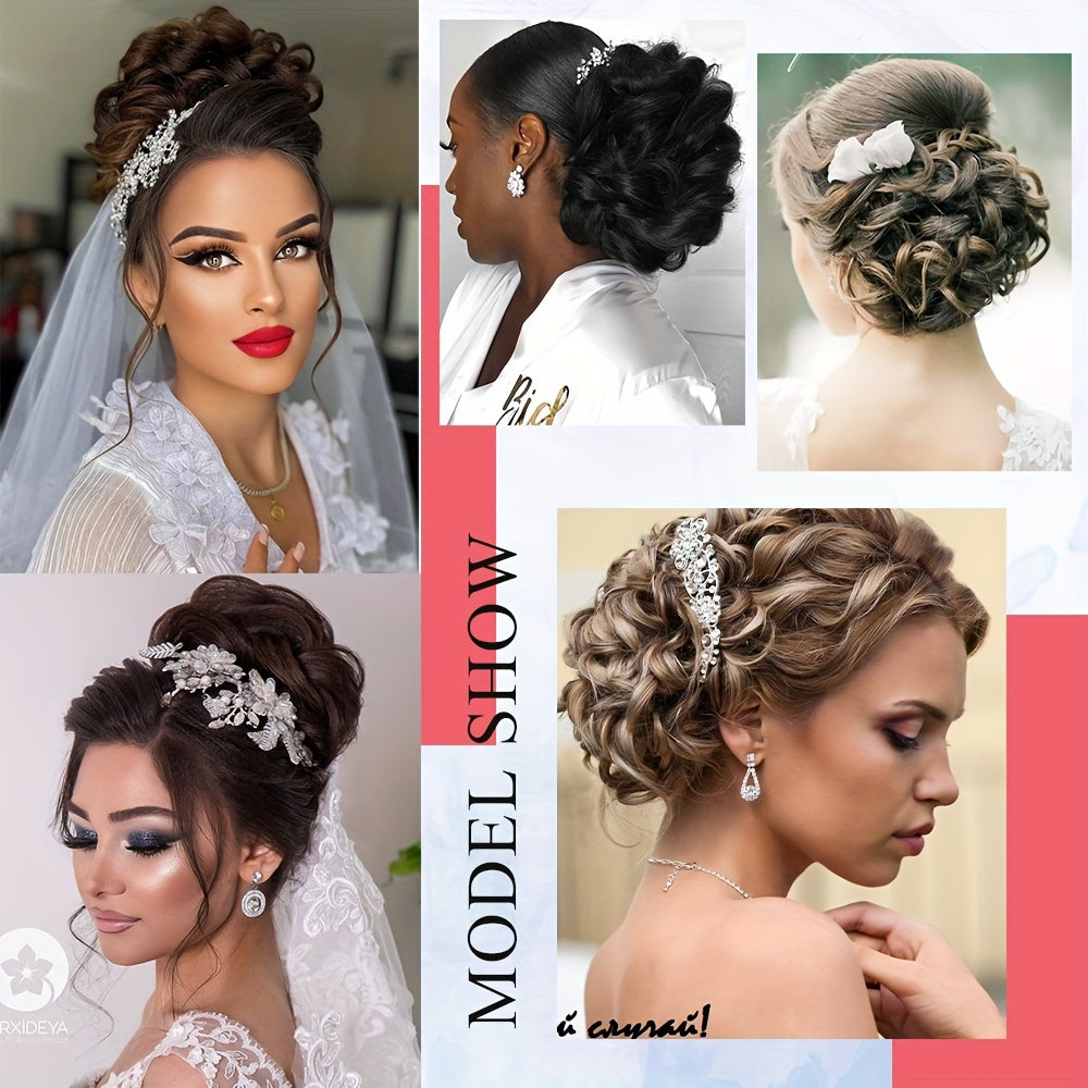 LARGE FULLER THICK Clip-In Curly Chignon Hair Extension | Voluminous Synthetic Updo Piece for Women - Easy Clip-In, High-Temperature Resistant | Perfect for Weddings, Parties, Daily Wear | Available in Brown, Black, Blonde, Hair Clip