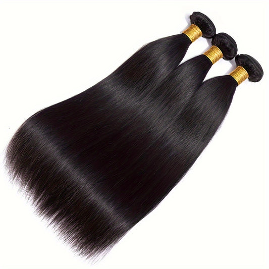 100% Unprocessed Virgin Hair Straight Weave Bundles Human Hair 3 Bundles Deals