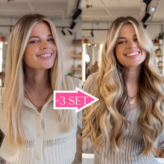 8pcs Clip In 100% Remy Human Hair Extensions Full Head Long Short Standard Wefts Soft & Natural Hair Extensions 16Inch-24Inch Black Brown Real Hair Extensions 65g-80g